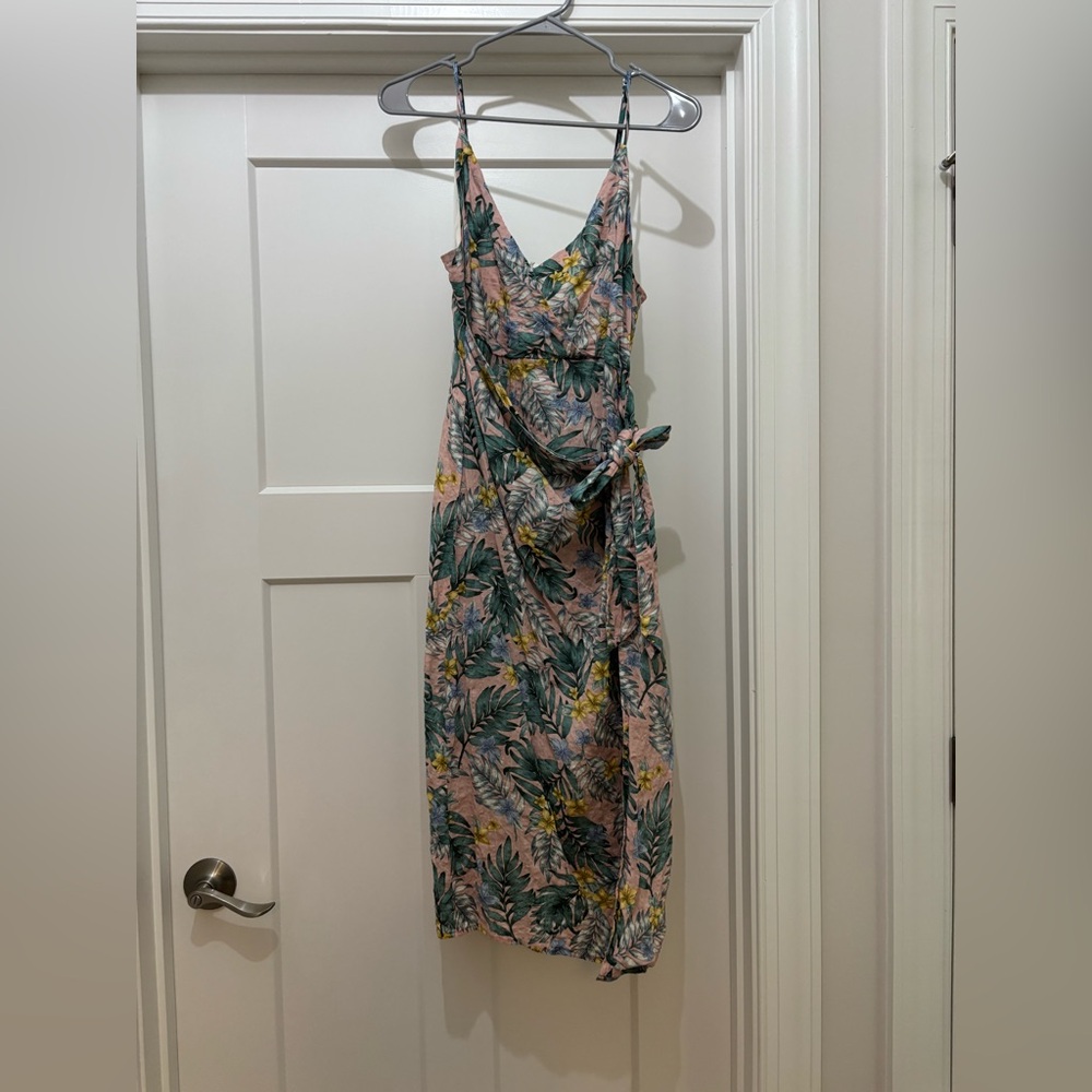 Emory Park Tropical Wrap Dress